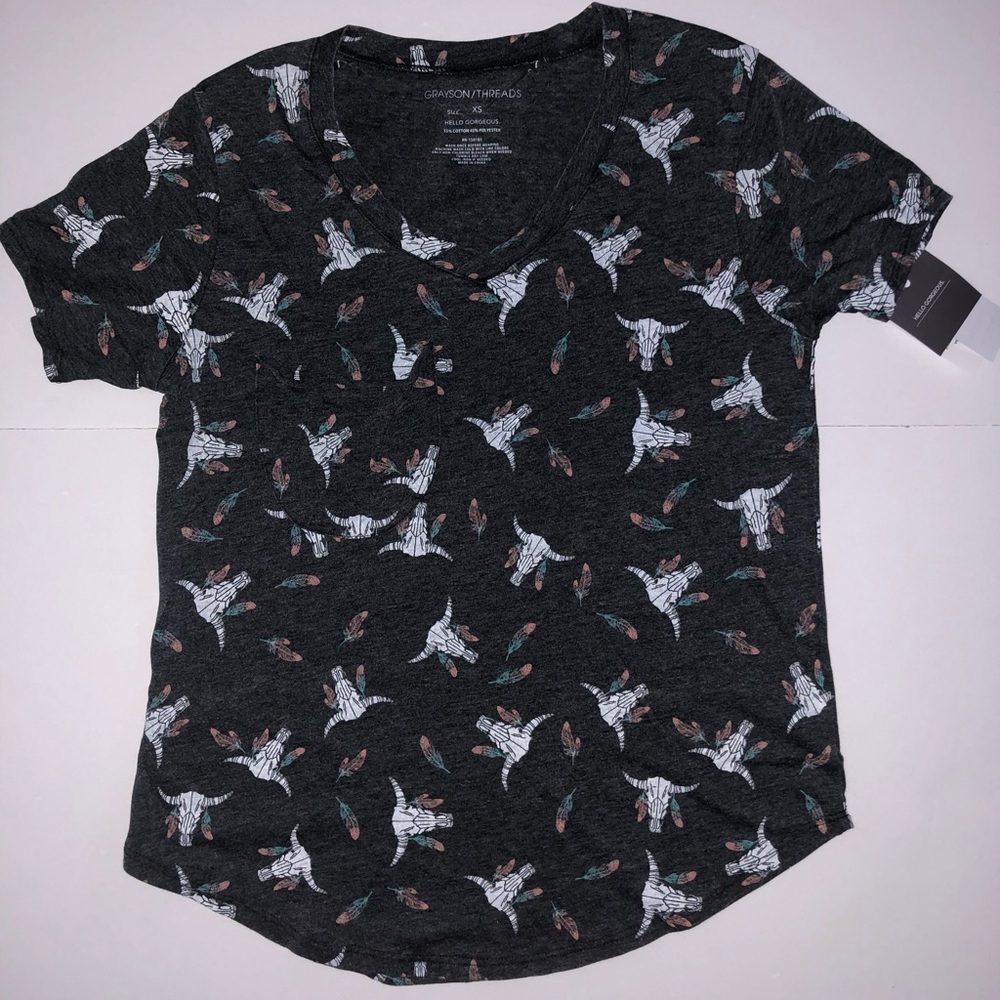 Grayson Threads women’s longhorn skull shirt